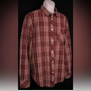 Canterbury of New Zealand Men's Plaid Button-Down Shirt: Eligible $3/25 Bundle!